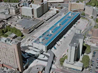 Preston City, UK (2020) 3D Model