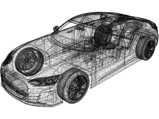 Audi RS e-tron GT 3D Model