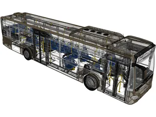 Mercedes-Benz Citaro 2 Turen (2011) 3D Model