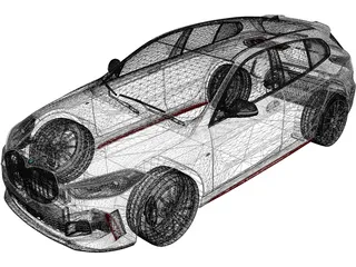 BMW 128ti 3D Model