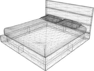 Bed 3D Model