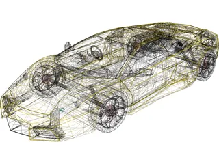 Lamborghini Reventon (2008) 3D Model