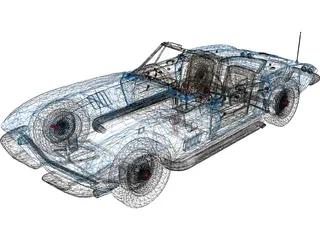 Chevrolet Corvette (1967) 3D Model