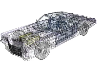 Chevrolet Impala (1972) 3D Model