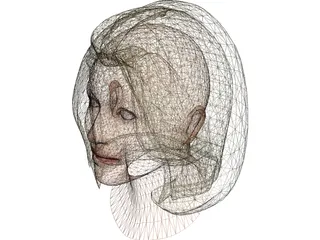 Head Madonna 3D Model