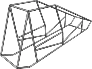 Sprint Car Chassis Base 3D Model