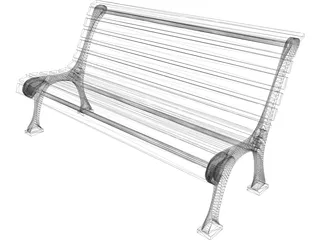 Bench 3D Model