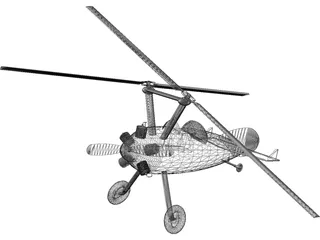 Autogyro Bushman 3D Model