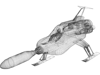 UFO Interceptor 3D Model