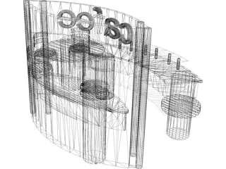 Cafee Corner 3D Model