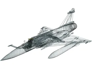 Dassault Mirage 2000-5 3D Model