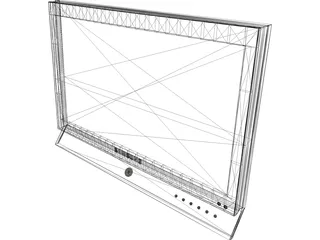 Samsung LCD TV 3D Model