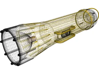 Flashlight 3D Model