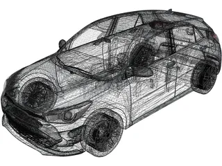 Kia Rio Hatchback (2021) 3D Model