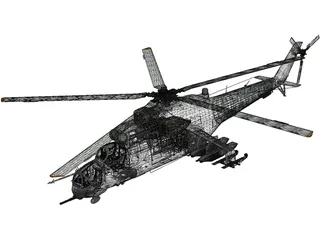 Mil Mi-24 Hind D 3D Model