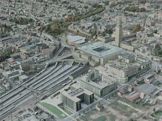 Amiens City, France (2021) 3D Model