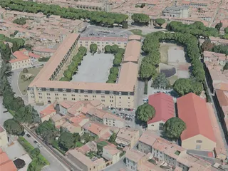 Carcassonne City, France (2021) 3D Model