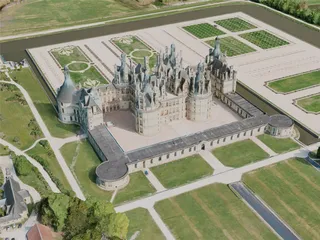 Chambord Castle, France (2021) 3D Model