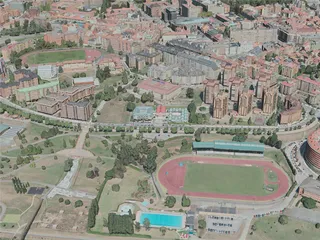 Oviedo City, Spain (2021) 3D Model