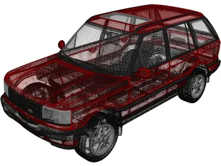 Range Rover II (1994) 3D Model