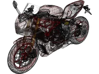 Ducati Supersport 950 3D Model