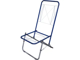 Folding Chair 3D Model