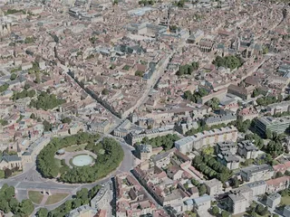 Dijon City, France (2021) 3D Model