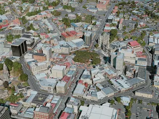 Dunedin City, New Zealand (2021) 3D Model