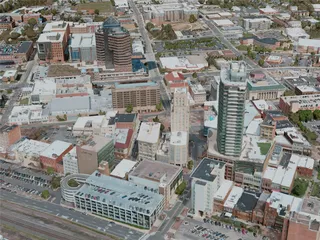 Durham City, USA (2021) 3D Model