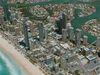 Gold Coast City, Australia (2021) 3D Model