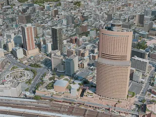 Hamamatsu City, Japan (2021) 3D Model