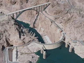 Hoover Dam City, USA (2021) 3D Model