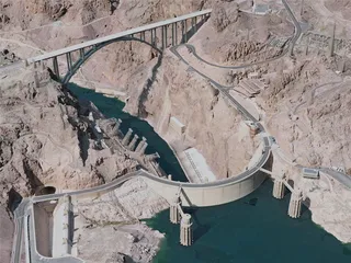 Hoover Dam, USA (2021) 3D Model