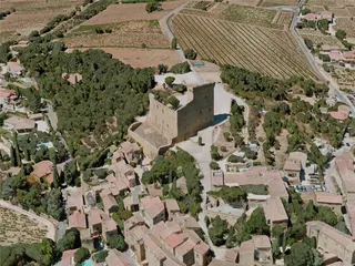 Chateauneuf du pape City, France (2021) 3D Model
