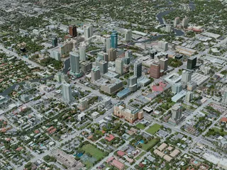 Fort Lauderdale City, USA (2021) 3D Model