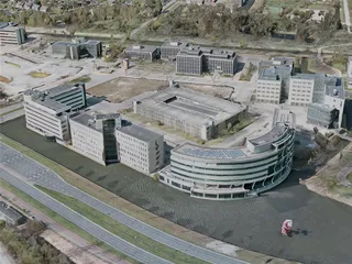 Hoofddorp City, Netherlands (2021) 3D Model