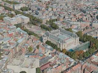 Lille City, France (2021) 3D Model