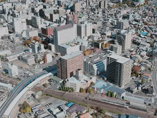 Matsumoto City, Japan (2021) 3D Model