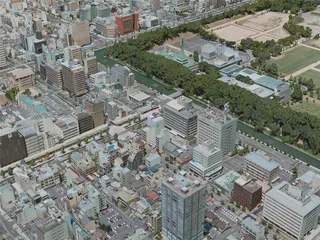 Matsuyama City, Japan (2021) 3D Model