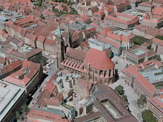 Nuremberg City, Germany (2021) 3D Model