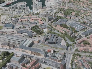 Odense City, Denmark (2021) 3D Model