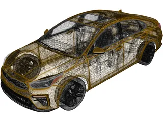 Kia Forte (2019) 3D Model