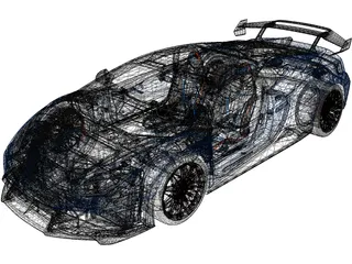 Lamborghini Huracan STO (2021) 3D Model