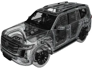 Toyota Land Cruiser 300 (2021) 3D Model