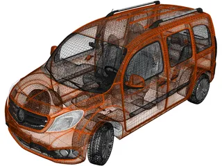 Mercedes-Benz Citan (2013) 3D Model