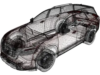 Nissan Pathfinder (2022) 3D Model