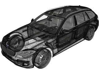 BMW 5-series [F11] 3D Model