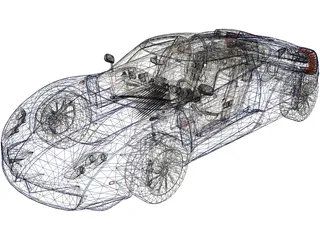 Spyker C12 Zagato 3D Model