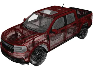 Ford Maverick Lariat (2022) 3D Model