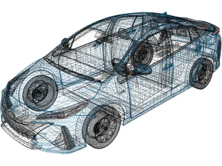 Toyota Prius Prime (2021) 3D Model